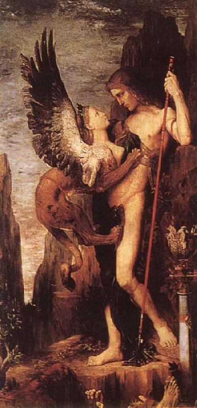 Gustave Moreau Ordipus and the Sphinx Germany oil painting art